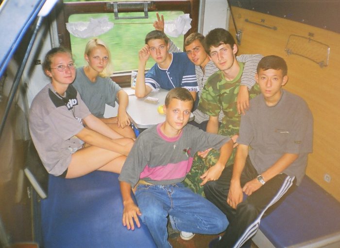 Астраханцы в поисковой экспедиции в Новгородской области, 1999 год